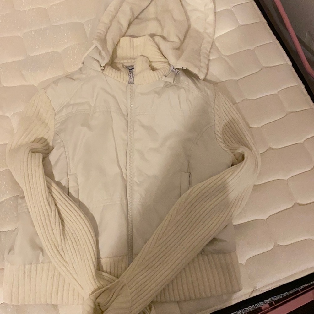 Cropped White Ashley By 26 International Coat